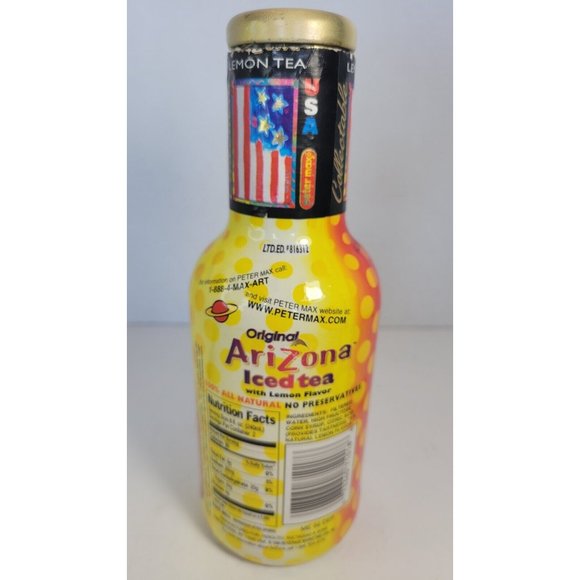 1998 Peter Max Arizona Ice Tea collectible bottle, Opened - Picture 4 of 8